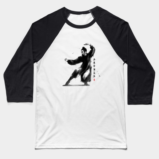 Wudang Fist Baseball T-Shirt by ILYOart